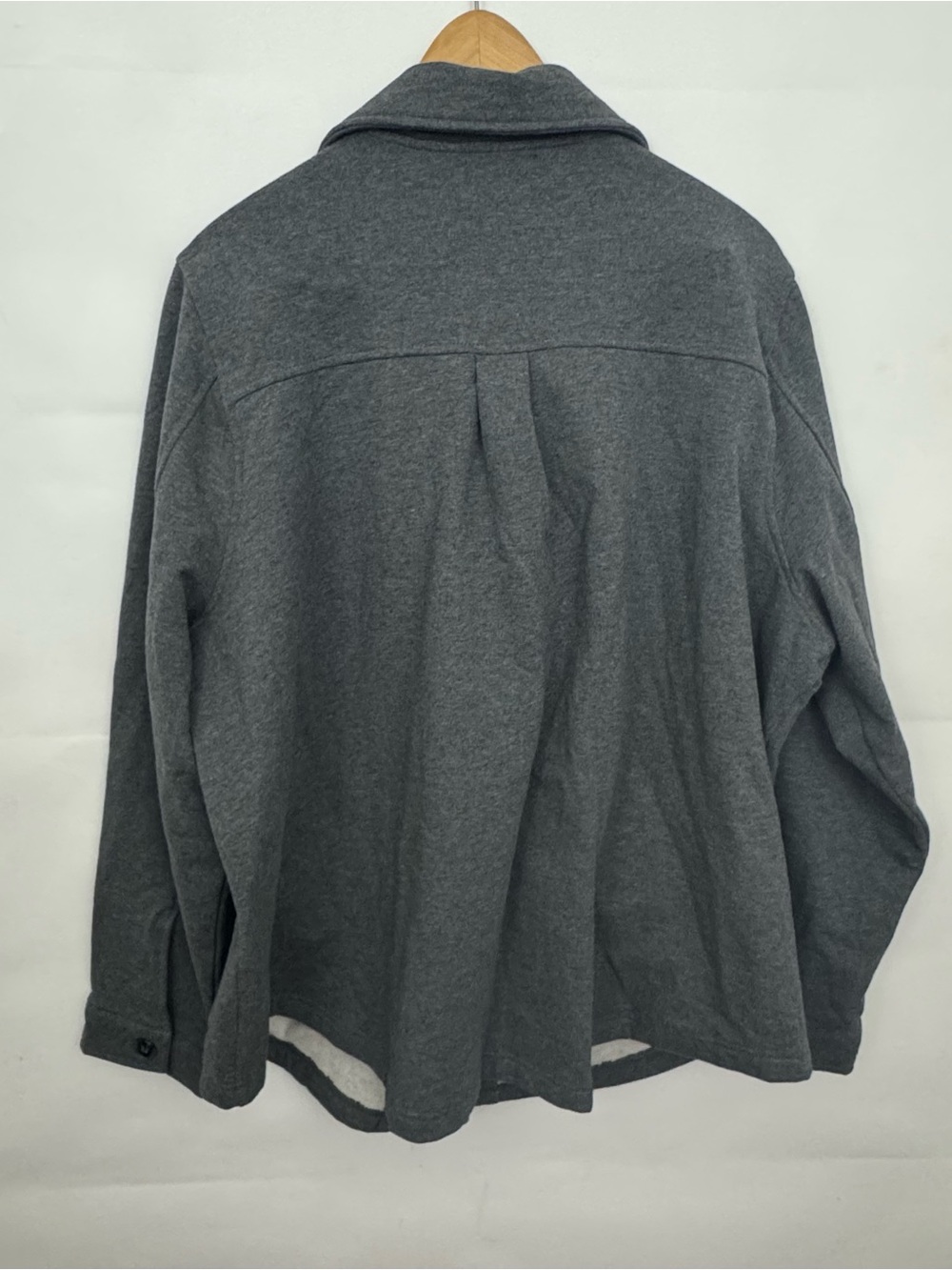 Torrid fleece button up jacket sweatshirt size 1X gray - Picture 3 of 3